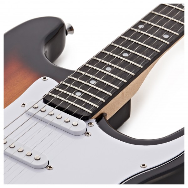 LA Electric Guitar Sunburst, 15W Guitar Amp & Ultimate Accessory Pack