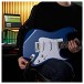 LA Electric Guitar Blue, 10W Guitar Amp & Accessory Pack
