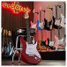 LA Electric Guitar Red, 15W Guitar Amp & Ultimate Accessory Pack