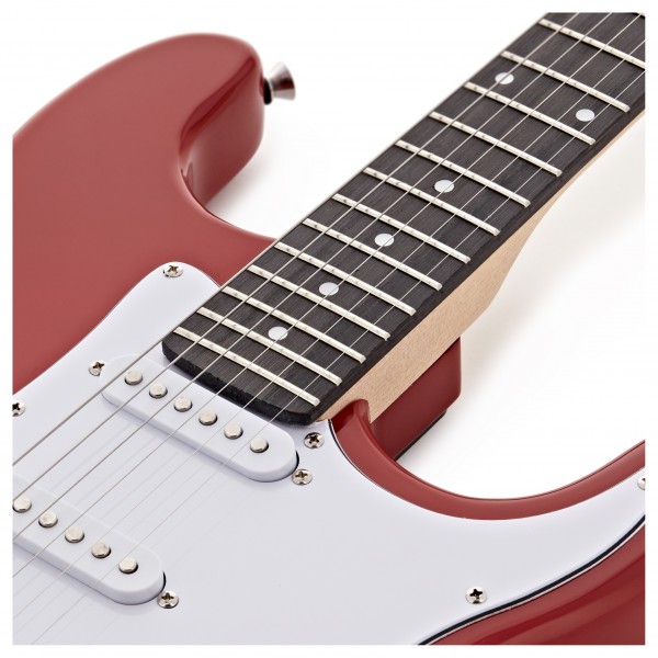 LA Electric Guitar Red, 15W Guitar Amp & Ultimate Accessory Pack