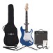 LA Electric Guitar Blue, 15W Guitar Amp & Ultimate Accessory Pack