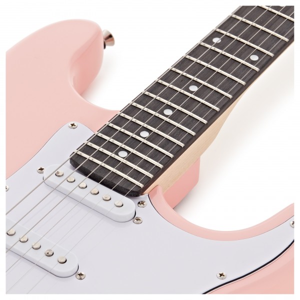 LA Electric Guitar Pink, 15W Guitar Amp & Ultimate Accessory Pack
