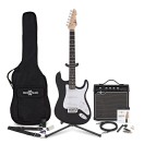 LA Guitarra El&eacute;ctrica Negra, Set Definitivo con Amplificador de 15 W