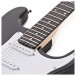 LA Electric Guitar Black, 15W Guitar Amp & Ultimate Accessory Pack