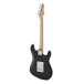 LA Left Handed Electric Guitar by Gear4music, Black