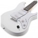 LA Electric Guitar White, 10W Guitar Amp & Accessory Pack