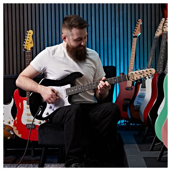 LA 12-String Electric Guitar by Gear4music