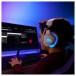 JBL Quantum 910P Wireless Gaming Headset for Playstation, White Lifestyle View 5