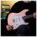 LA Electric Guitar by Gear4music, Pink