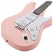 LA Electric Guitar by Gear4music, Pink