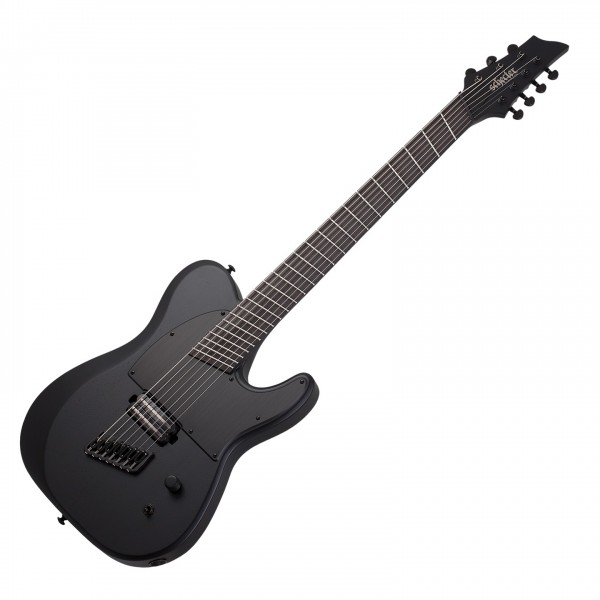 Schecter PT-7 MS Black Ops, Satin Black Open Pore