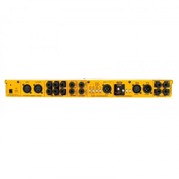 Radial JX44 Air Control Guitar and Amplifier Distribution Switcher, Rear Panel