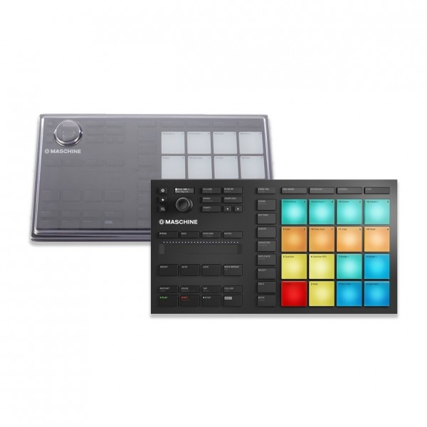 Native Instruments Maschine Mikro MK3 with Decksaver Cover