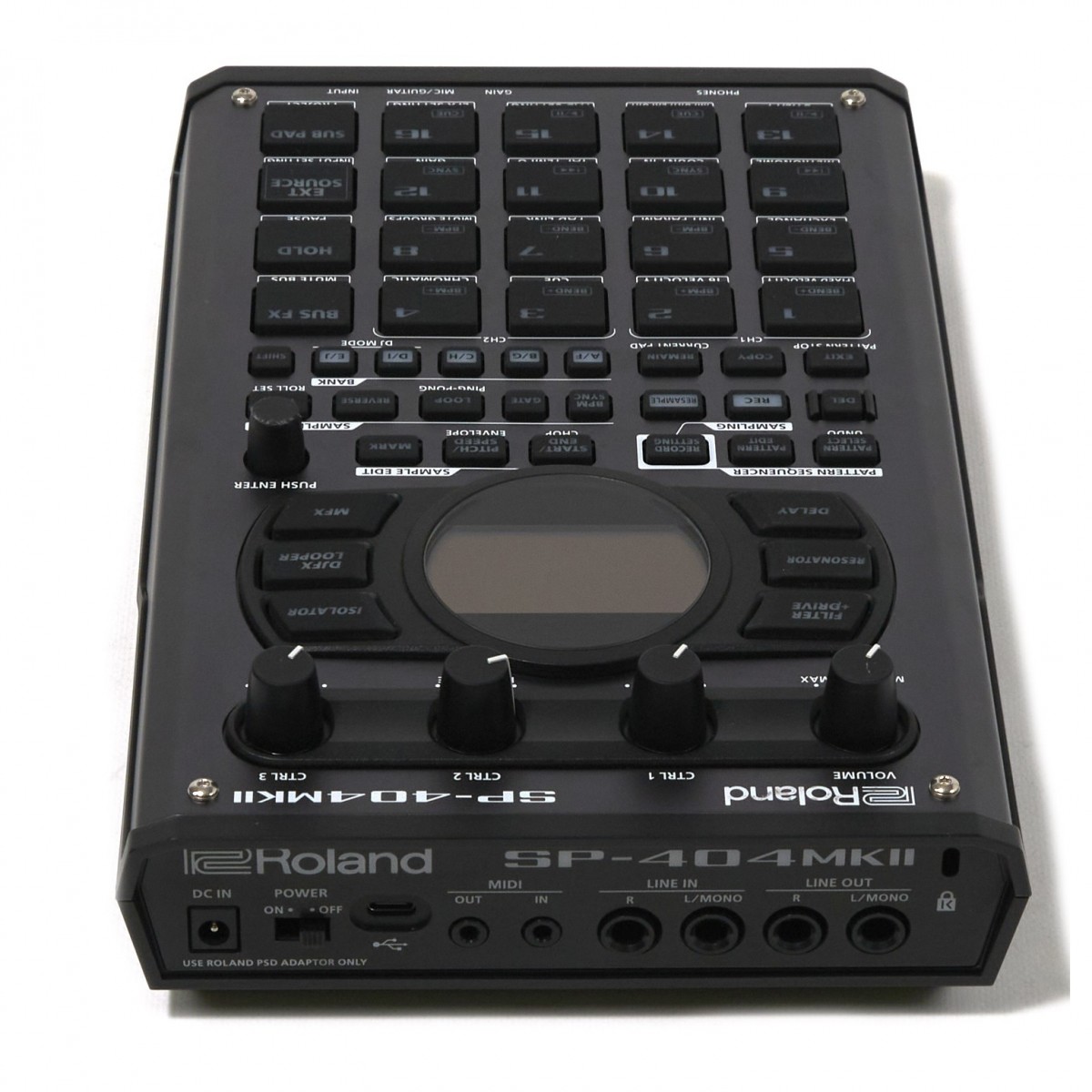 Étui De Protection Pour Roland SP-404 (MKII, A, SX) - Double Zip, Poche Maille, Poignée Confort - Noir