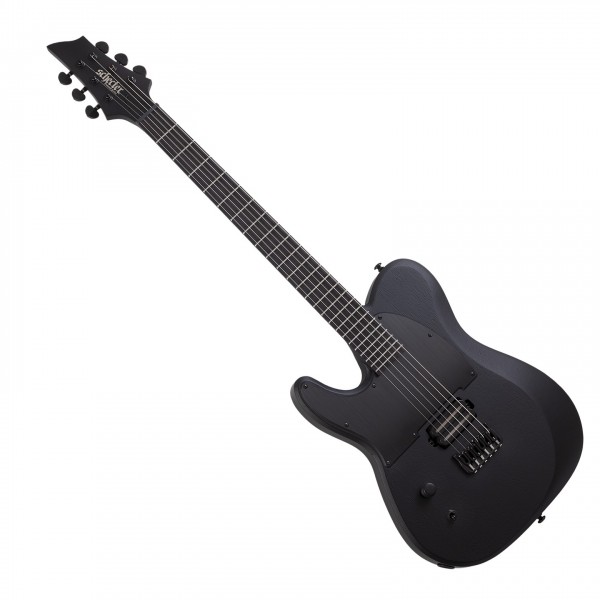 Schecter PT Black Ops Left Handed, Satin Black Open Pore