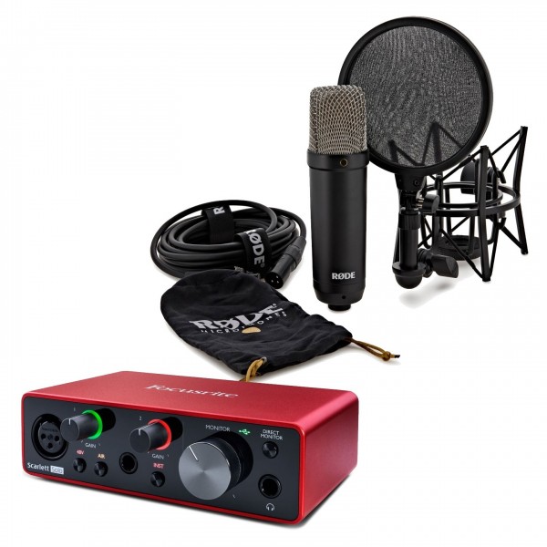 Rode NT1 Signature with Focusrite Scarlett Solo (3rd Gen) - Bundle