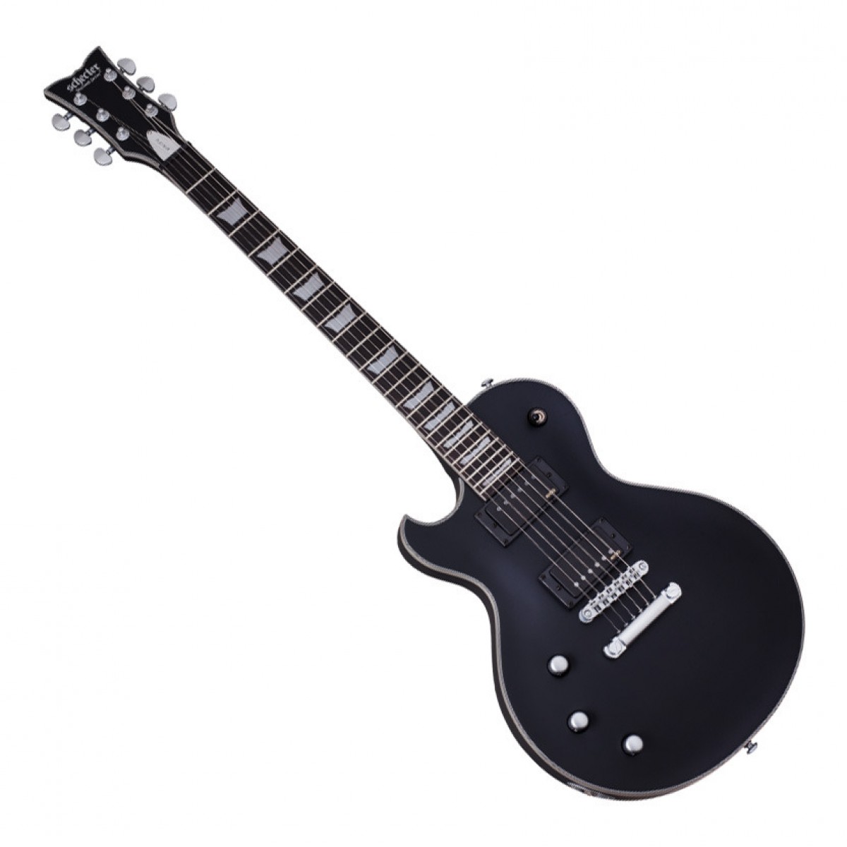 Schecter Solo-II Platinum Left Handed Electric Guitar, Satin Black ...