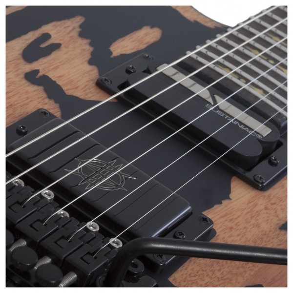 Schecter Synester Gates Custom S, Distressed Satin Black