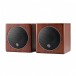 Monitor Audio Radius 45 Satellite Speakers (Pair), Walnut - angled