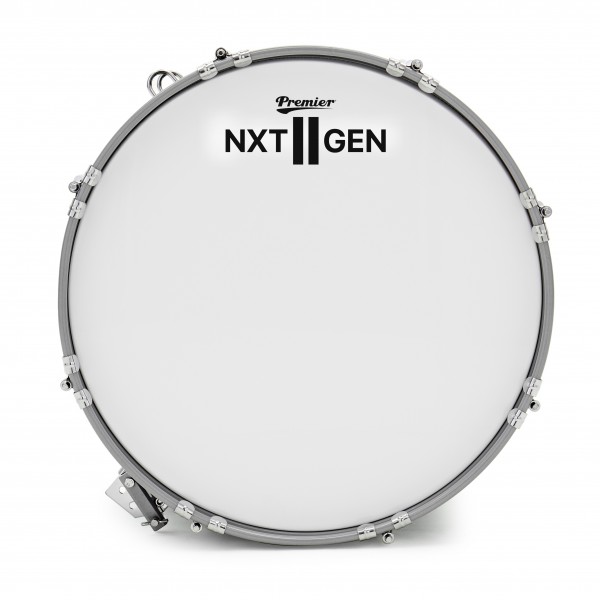 Premier NXT GEN Marching 18" x 14" Drum Corps Bass Drum, Black