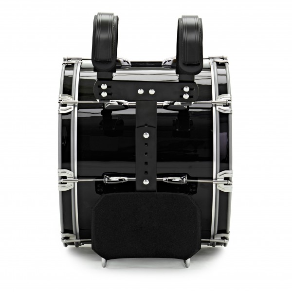 Premier NXT GEN Marching 18" x 14" Drum Corps Bass Drum, Black
