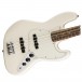 Fender Standard Jazz Bass Guitar, Pau Ferro, Arctic White Body