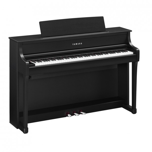 Yamaha CLP 875 Digital Piano, Satin Black - side