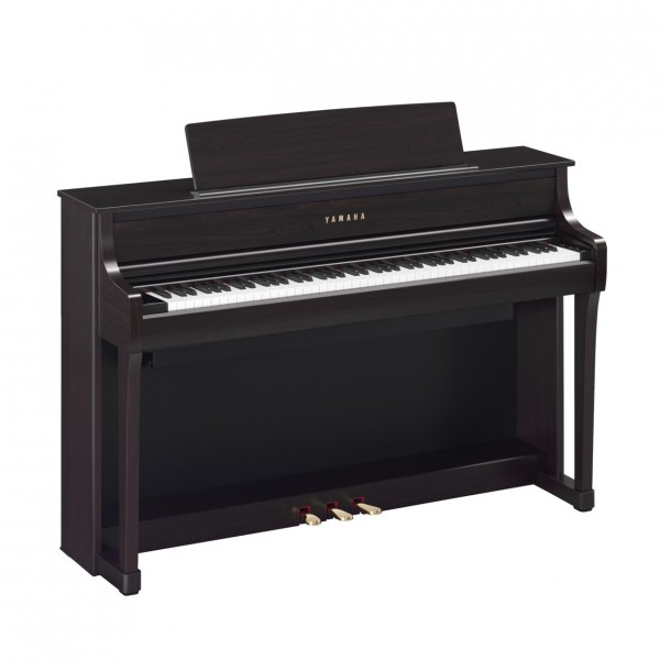 Yamaha CLP 875 Digital Piano, Rosewood- side