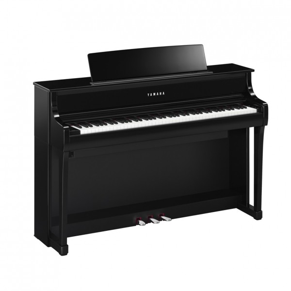 Yamaha CLP 875 Digital Piano, Polished ebony - side