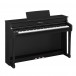 Yamaha CLP 835 Digital Piano, Satin Black - side