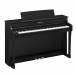 Yamaha CLP 845 Digital Piano, Satin Black- side