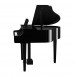 Yamaha CLP 865 Digital Grand Piano, Polished Ebony - side