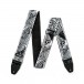 Dunlop ILD02 ILOVEDUST Guitar Strap, Vortex Black & White - Top