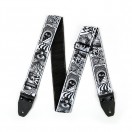 Dunlop ILD04 ILOVEDUST Guitar Strap, Skulls