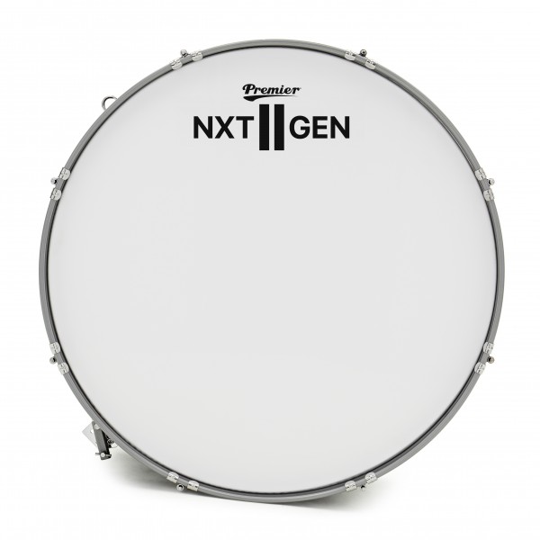 Premier NXT GEN Marching 28" x 14" Drum Corps Bass Drum, Black