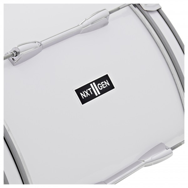 Premier NXT GEN Marching 24" x 14" Drum Corps Bass Drum, White