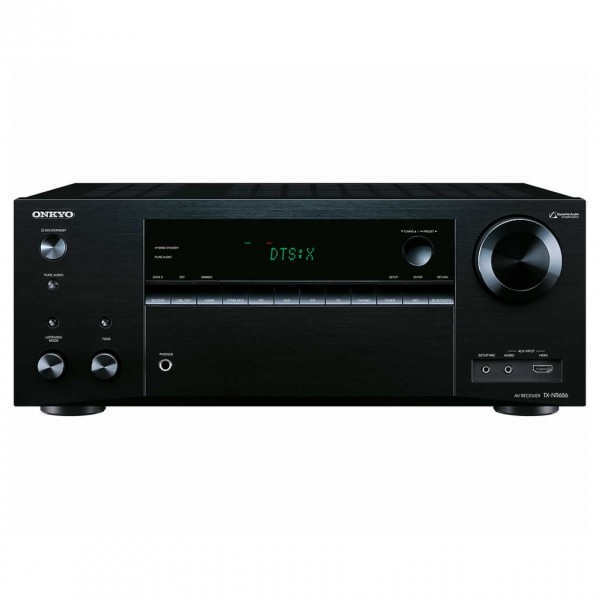 Onkyo TX-NR656 Black Atmos DTS:X 7.2 3D Networking AV Receiver at