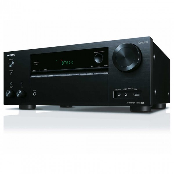 Onkyo TX-NR656 Black Atmos DTS:X 7.2 3D Networking AV Receiver