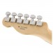 Fender Standard Telecaster HH, Pau Ferro, Ghost Silver Headstock Back