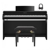 Yamaha Zestaw pianina cyfrowego CLP 825, polerowany Ebony