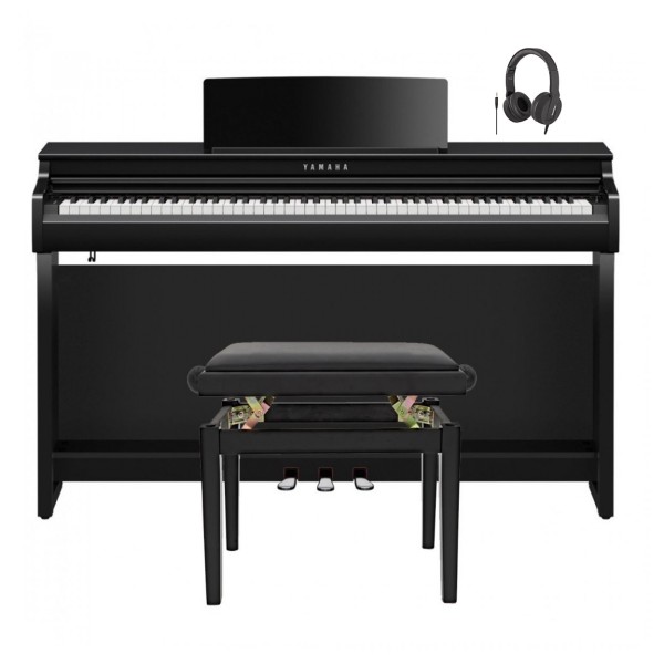 Yamaha CLP 825 Digital Piano Package, Polished Ebony