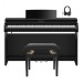 Yamaha CLP 825 Digitalpiano-Bundle, Poliertes Ebenholz