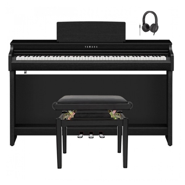 Yamaha CLP 825 Digital Piano Package, Satin Black