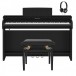 Yamaha CLP 825 Digital Piano Package, Satin Black