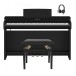 Yamaha CLP 825 Digitalpiano-Bundle, Schwarz