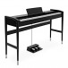 Keynote Contemporary Piano by Gear4music, Matte Black