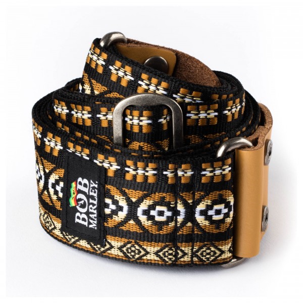 Dunlop BOB11 Marley Guitar Strap Jacquard Brown at Gear4music