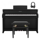 Yamaha CLP 835 Digital Piano Package, Satin Black