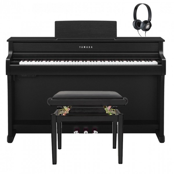 Yamaha CLP 835 Digital Piano Package, Satin Black