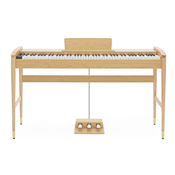 Keynote Contemporary Piano by Gear4music, Light Oak